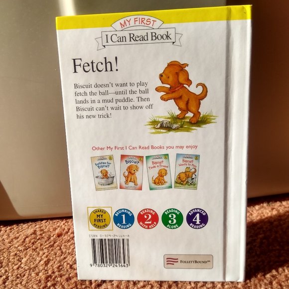 Hardcover Book:  "Biscuit's New Trick" by Alyssa Satin Capucilli - Picture 2 of 2